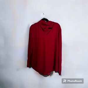 Yidarton XL red blouse